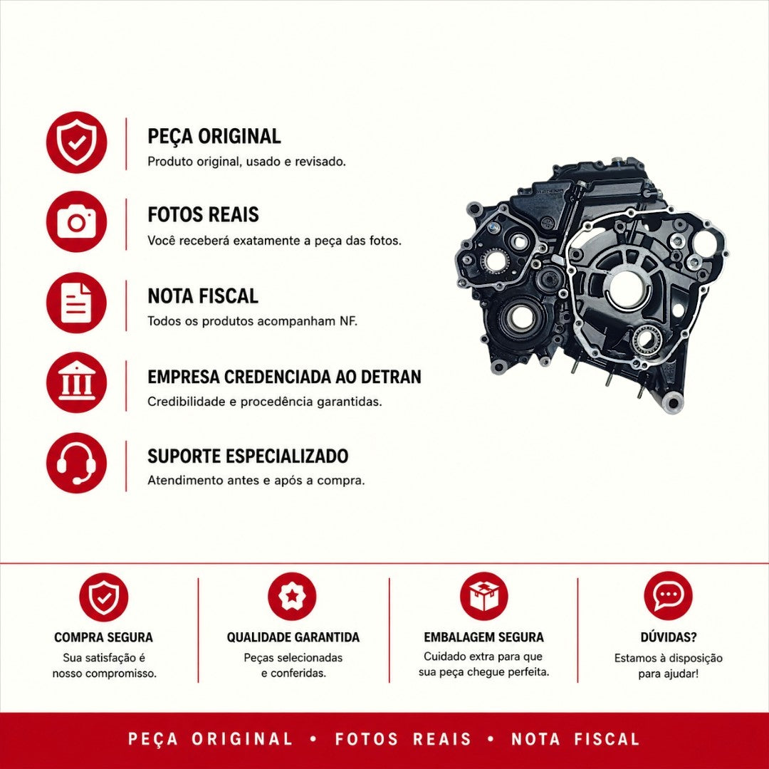 Bloco Motor Lado Esquerdo Suzuki V-Strom 1050 2025 Original