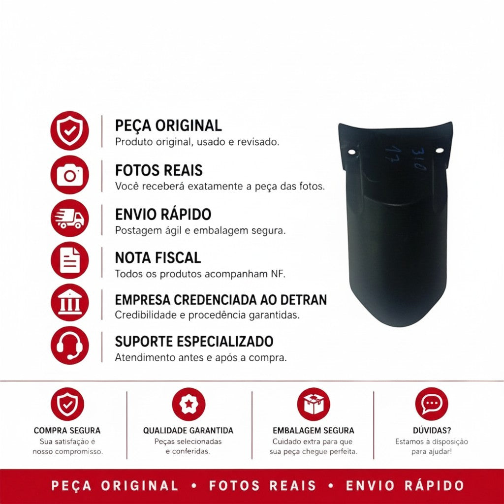 Capa Proteção Amortecedor BMW G310 Gs 2018 2019 2020 2021 2022 2023 2024 2025 2026 Original - foto 2