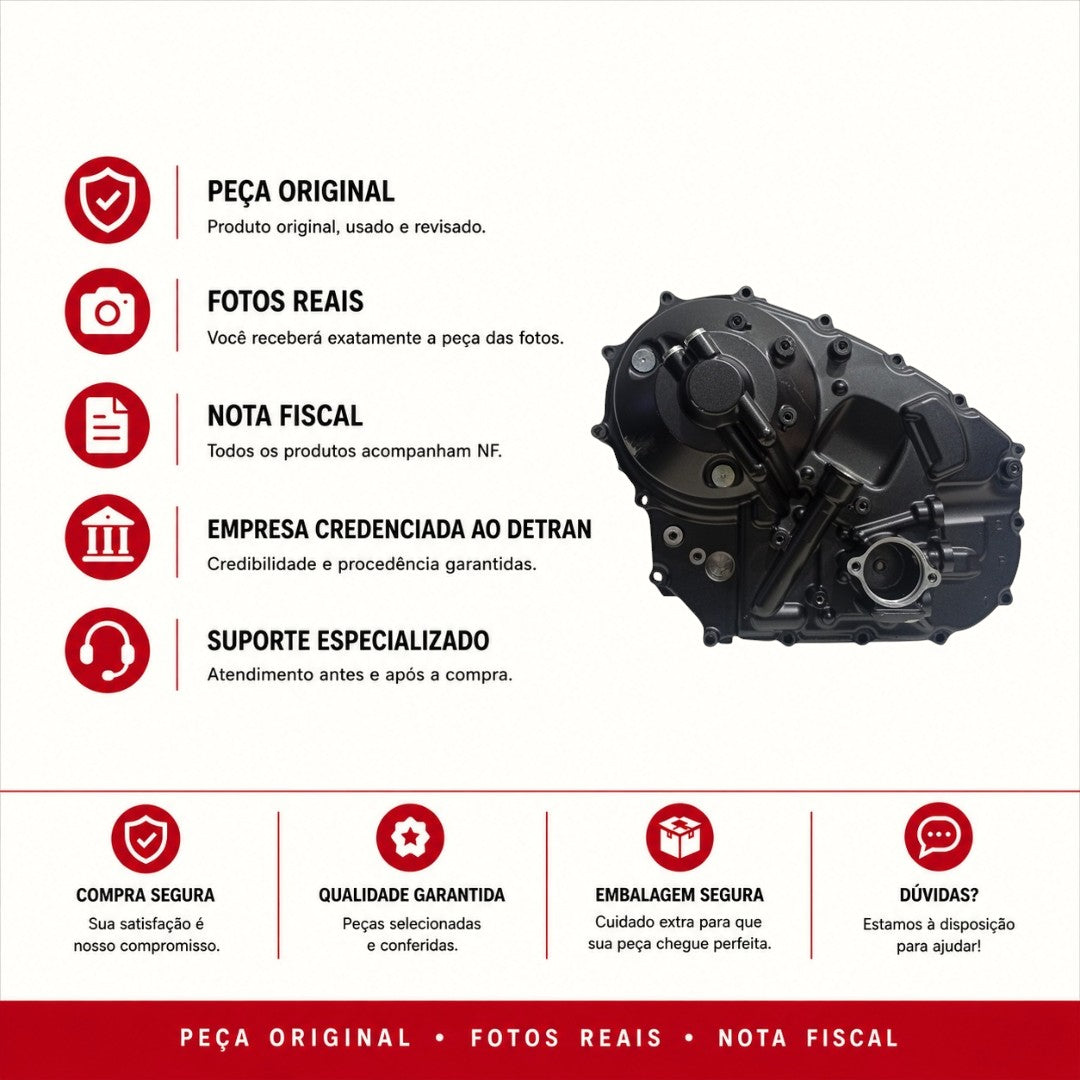 Tampa Embreagem Honda X-ADV 750 2017 2018 2019 2020 2021 2022 2023 2024 Original