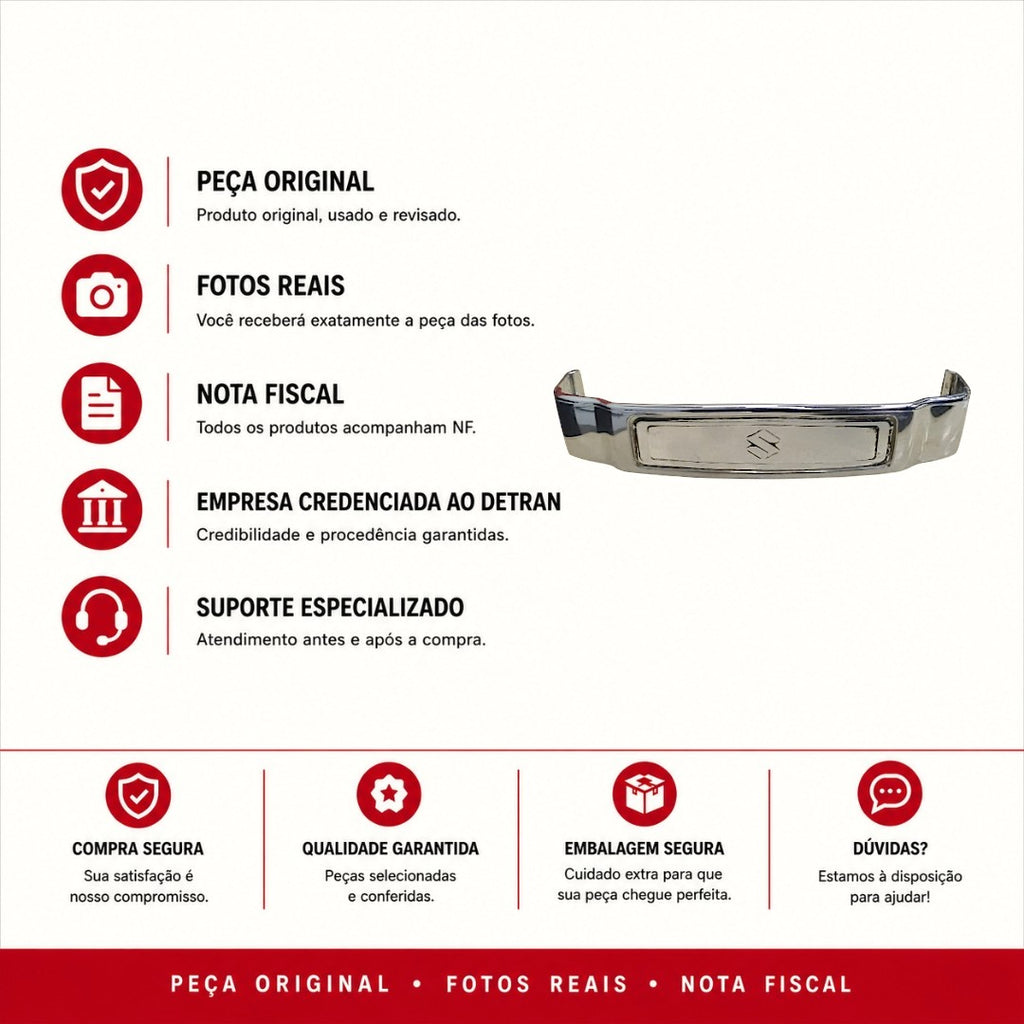 Emblema Frontal Suzuki Yes 125 Detalhe Original — Avaria 2