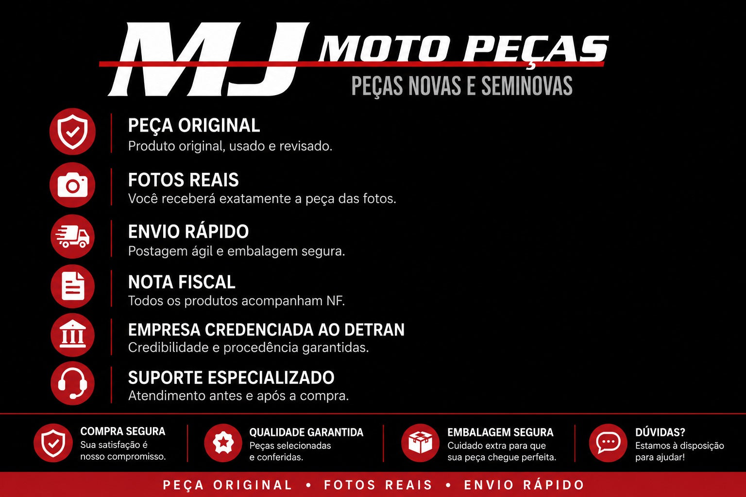 'Par de Rodas Honda Biz 100 2012 a 2015 Original'