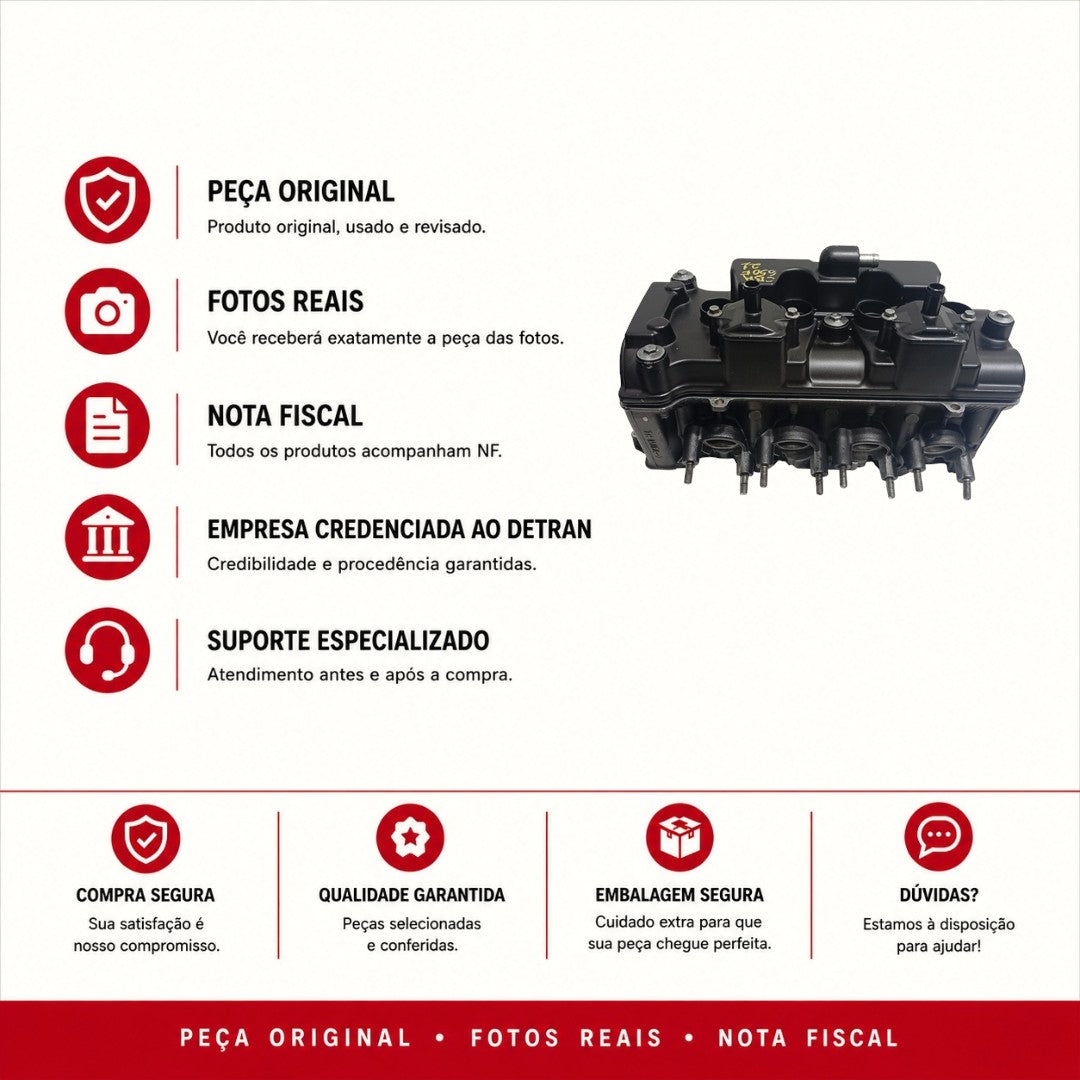 Cabeçote Completo Honda CBR 650R 2020 2021 2022 2023 2024 Original