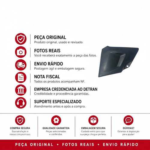 Acabamento Lateral Direito BMW G310 Gs 2018 2019 2020 2021 2022 2023 2024 2025 2026 Original - foto 2