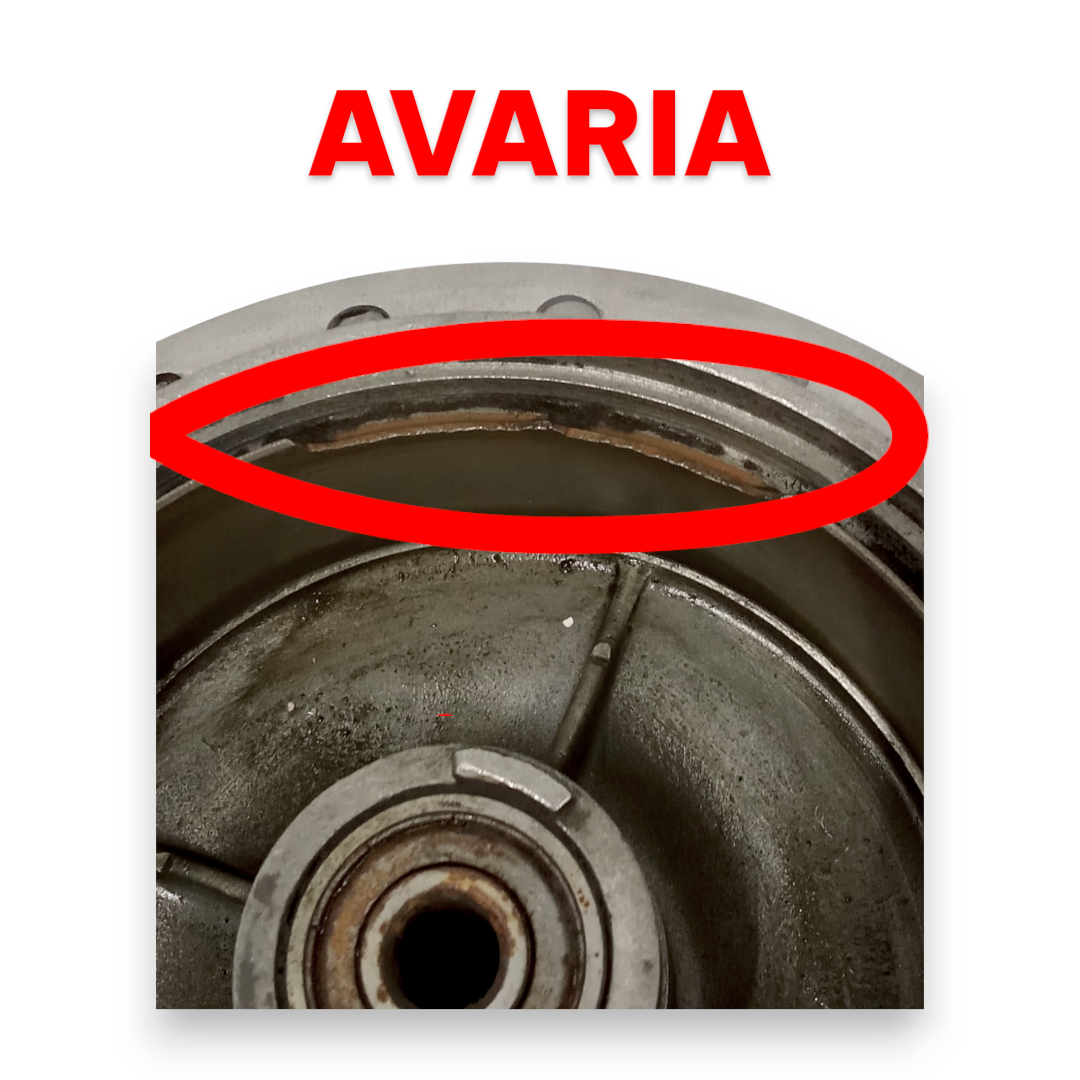 'Componente da Roda Dianteira Yamaha DT 180 1983 a 1991 Original com Avaria'