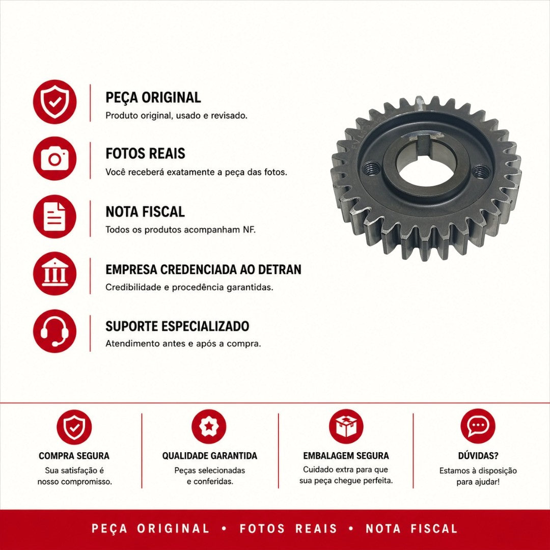 Engrenagem Virabrequim Triumph Speed 400 2024 2025 2026 Original